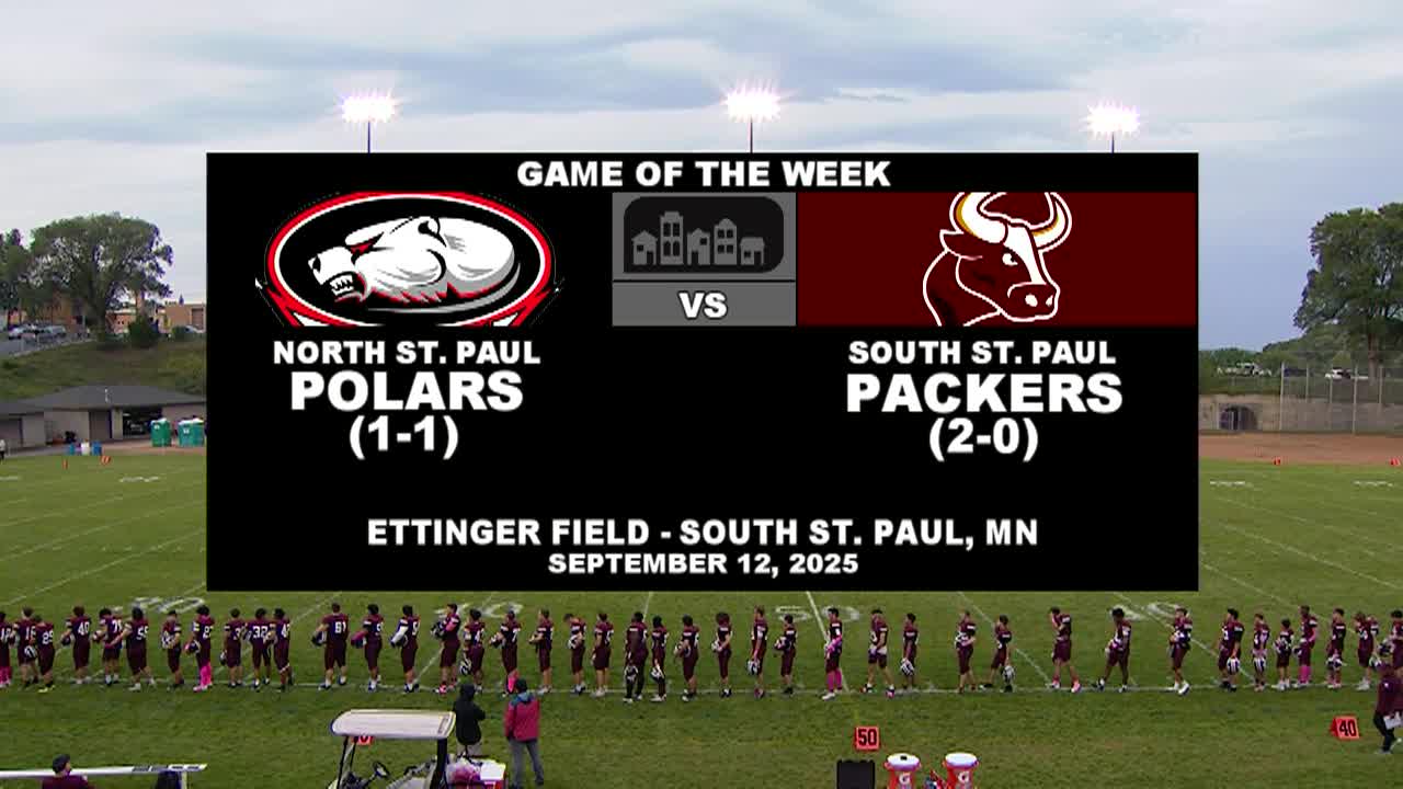 GOTW: Football North St. Paul @ South St. Paul 9-12-25