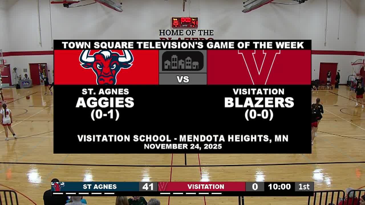 C5662BA- GOTW: Girls Basketball: St. Agnes @ Visitation 11-24-25