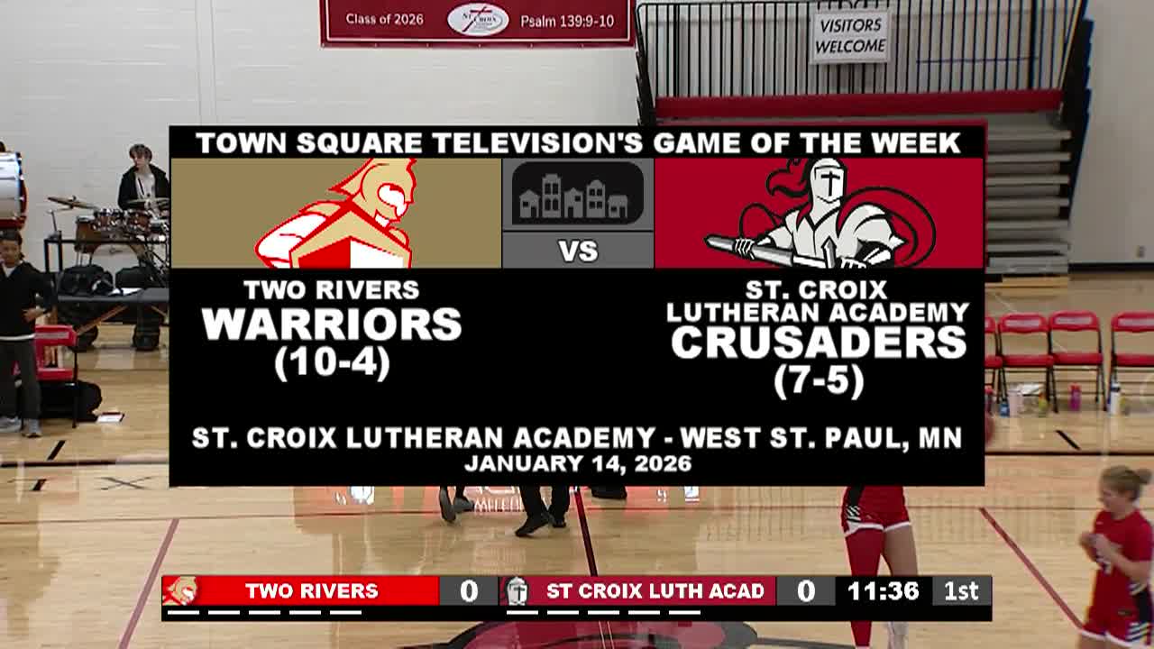 Thumbnail image for GOTW:  Girls Basketball Two Rivers @ St Croix Lutheran Academy 1-14-26