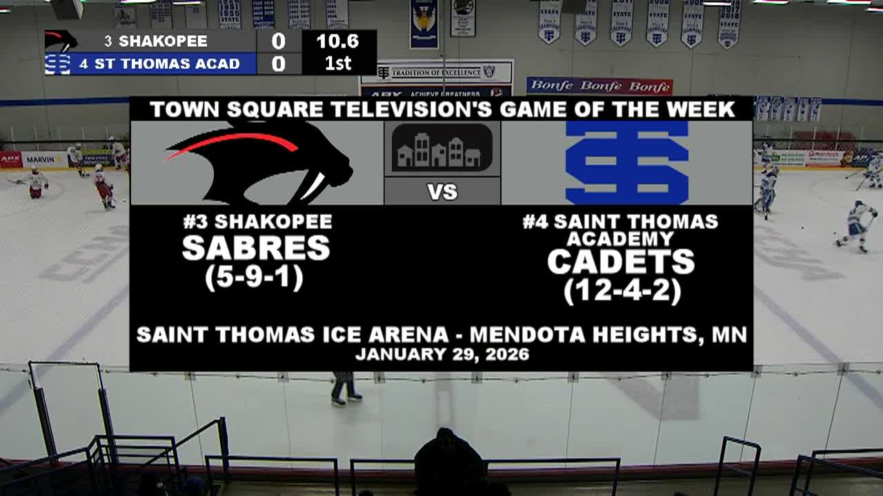 Thumbnail image for GOTW:  Boys Hockey Shakopee @ Saint Thomas Academy 1-29-26