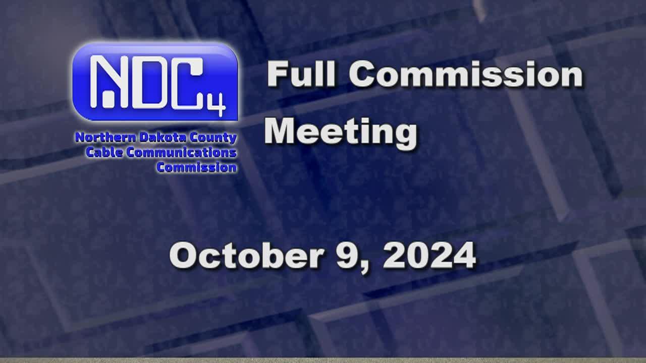 NDC4 Commission Meeting of 10-9-24