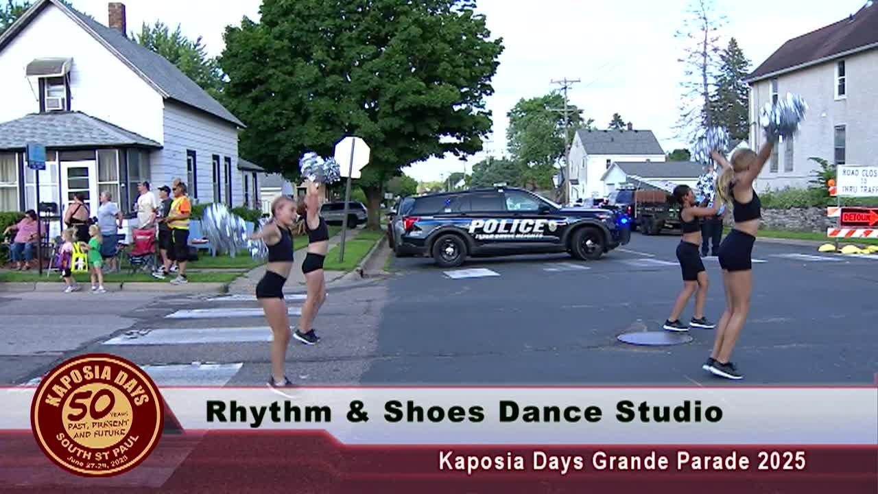 Rythym & Shoes Dance Studio performing in the Kaposia Days Parade
