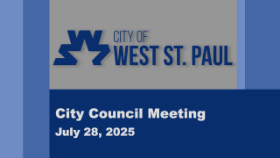 West St. Paul City Council Meeting, July 28, 2025