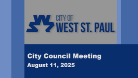 West St. Paul City Council Meeting, August 11, 2025
