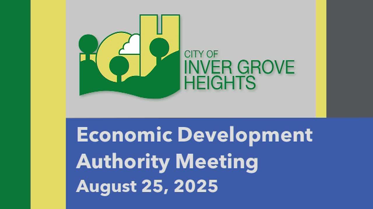 Inver Grove Heights Economic Development Authority 8-25-25