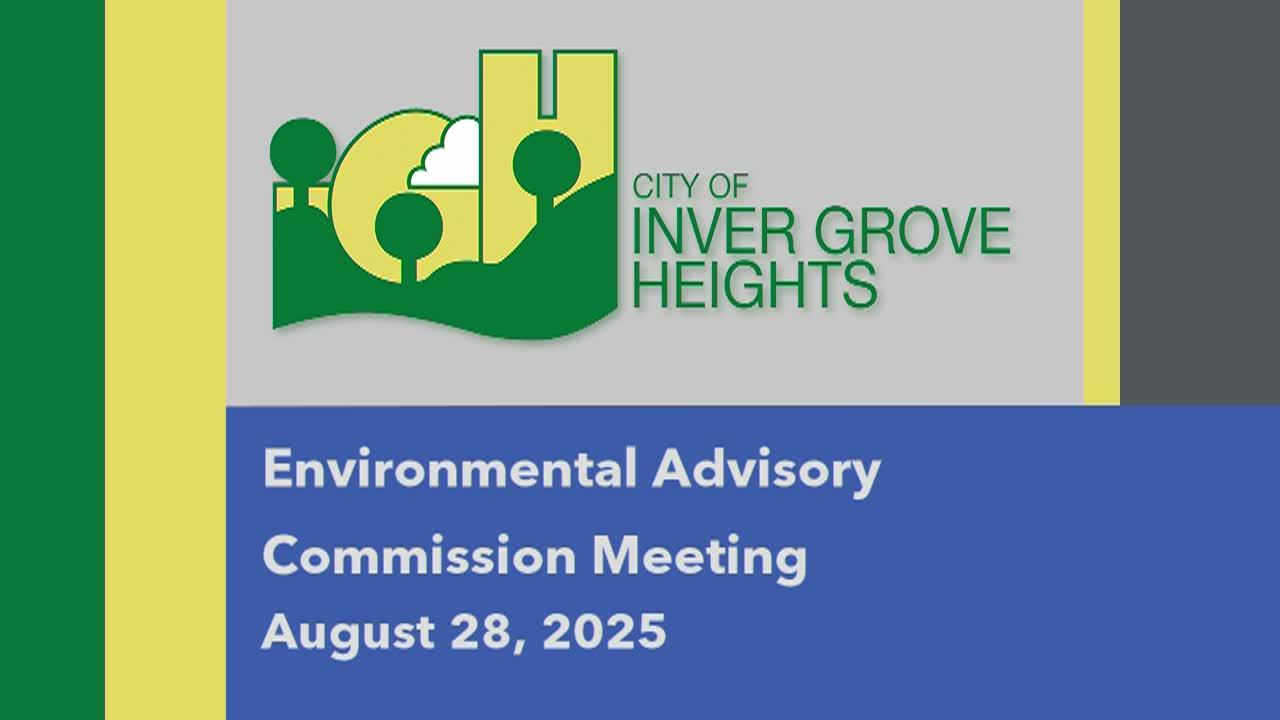 Inver Grove Heights Parks and Rec Advisory Commission 8-28-25