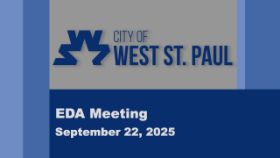 West St. Paul EDA Meeting, September 22, 2025
