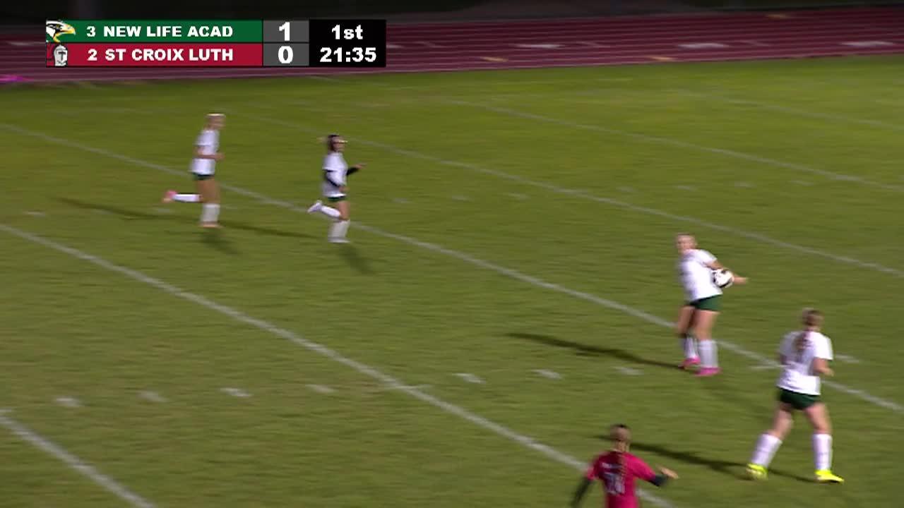 GOTW: Girls Soccer Section 3A Semifinal #3 New Life Academy @ #2 St. Croix Lutheran Academy
