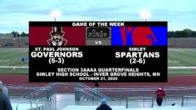 GOTW: Football Section 3AAAA Quarterfinals  #5 St. Paul Johnson @ #4 Simley 10-21-25