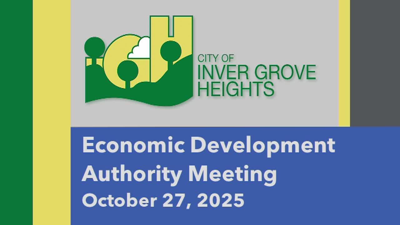 Inver Grove Heights Special Economic Development Authority 10-27-25