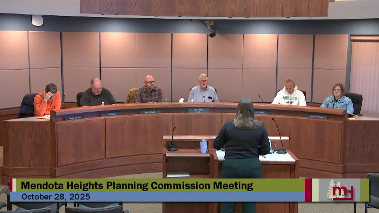 Mendota Heights Planning Commission of 10-28-25