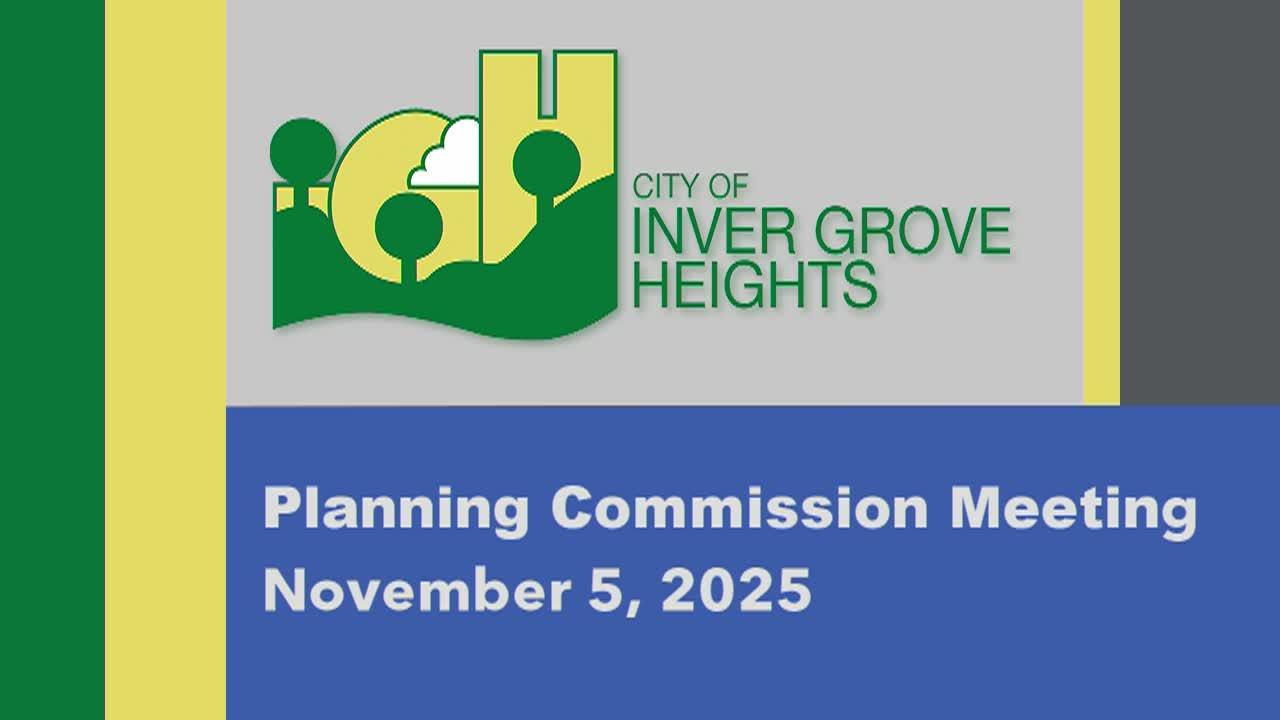 Inver Grove Heights Planning Commission of 11-5-25