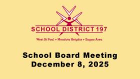 ISD197 School Board Meeting of 12-8-25
