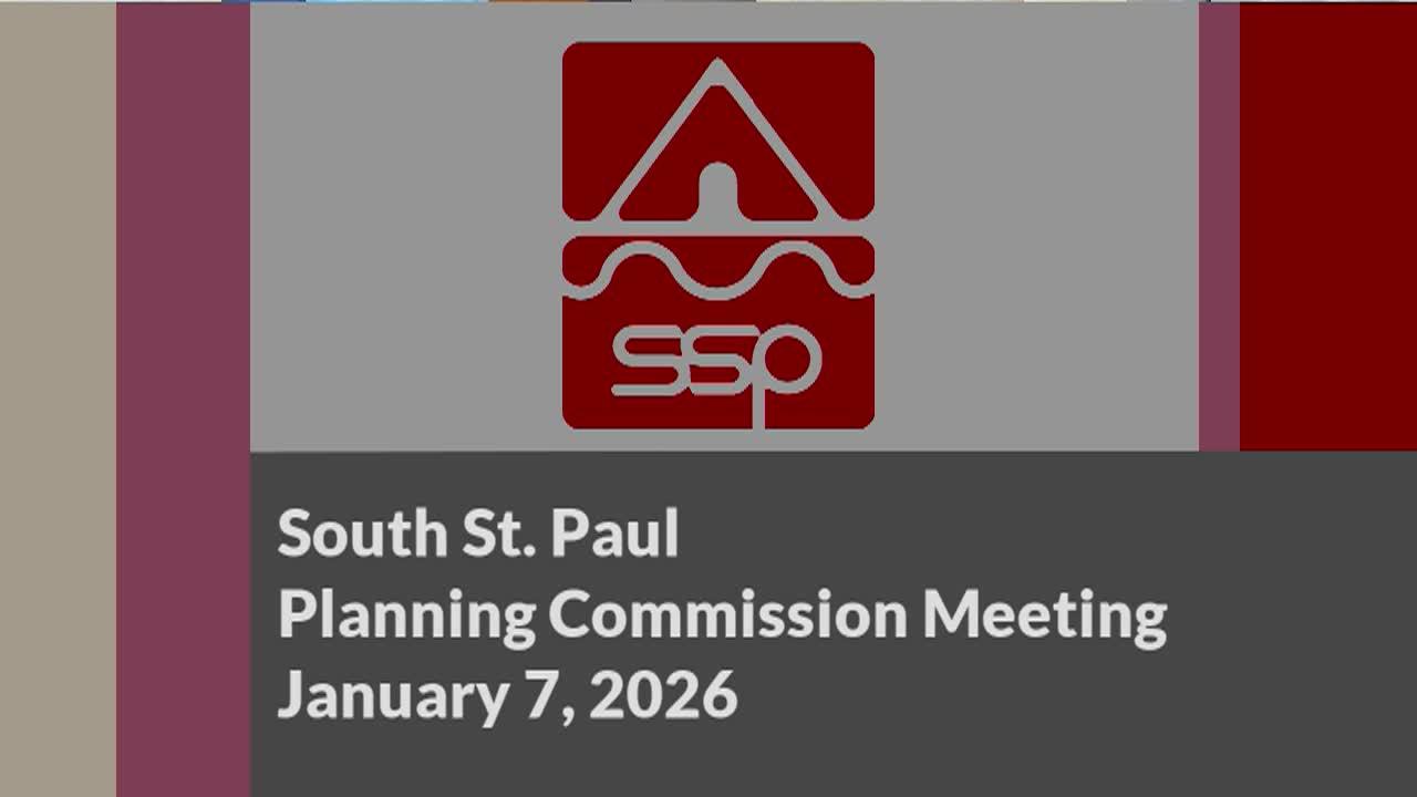 South St. Paul Planning Commission of 1-7-26