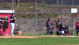 pitcher warming up before the game starts