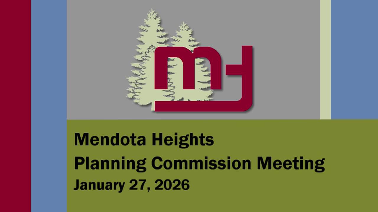 Mendota Heights Planning Commission of 1-27-26