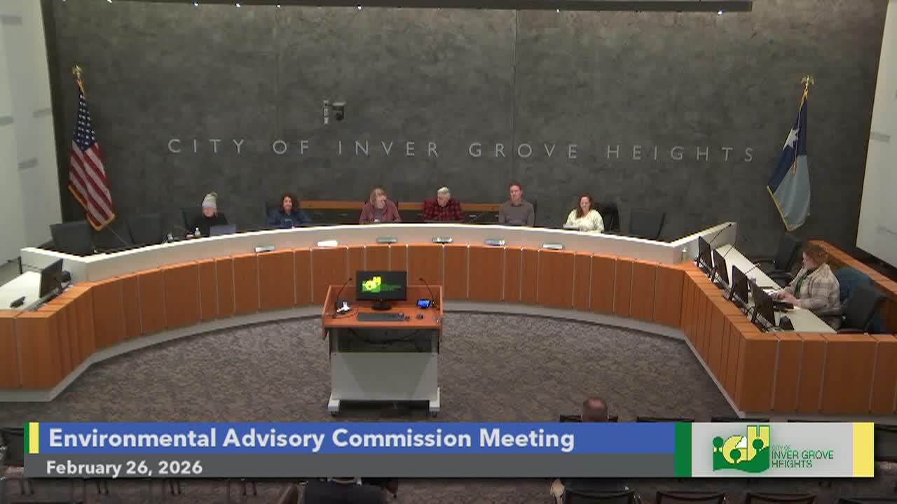 Inver Grove Heights Environmental Advisory Commission of 2-26-26