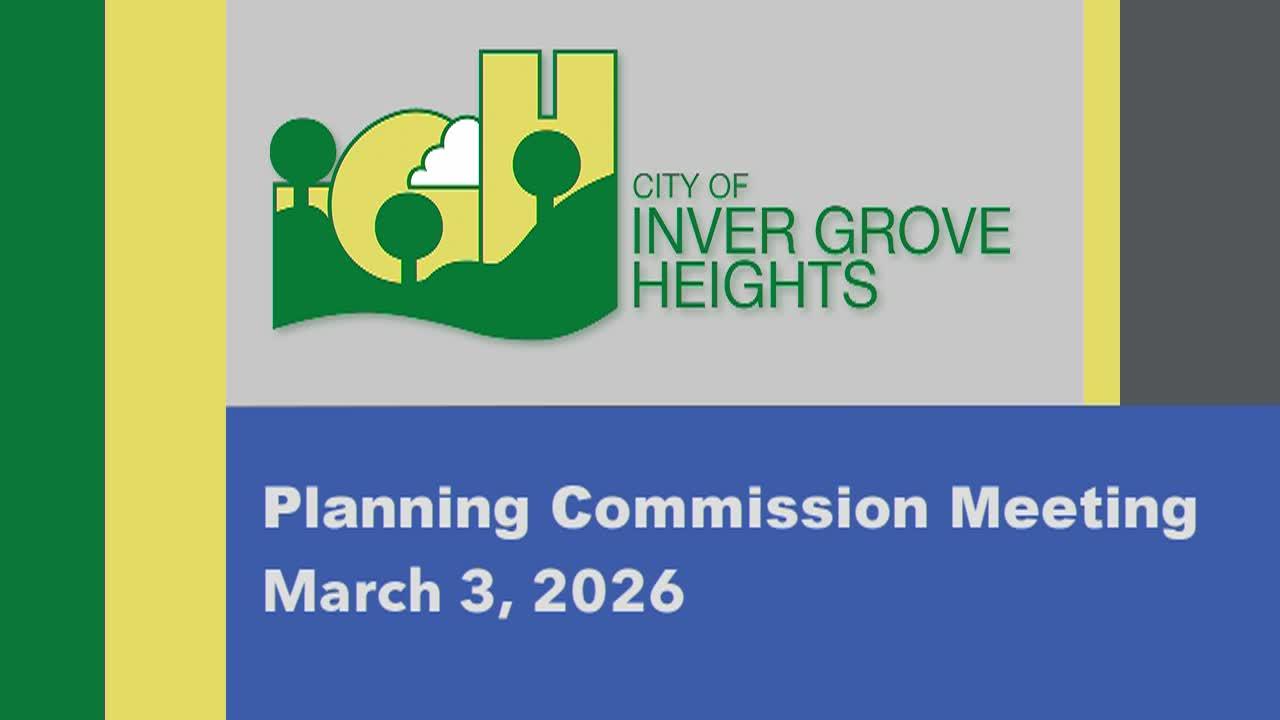 Inver Grove Heights Planning Commission of 3-3-26