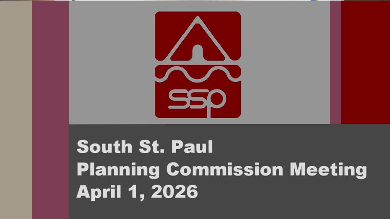 South St. Paul Planning Commission of 4-1-26