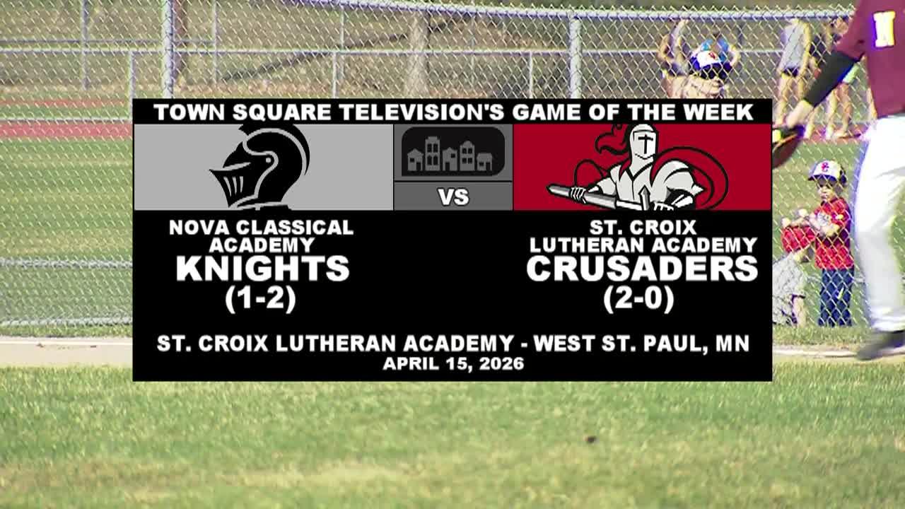 GOTW: Baseball Nova Classical Academy @ St. Croix Lutheran Academy 4-15-26