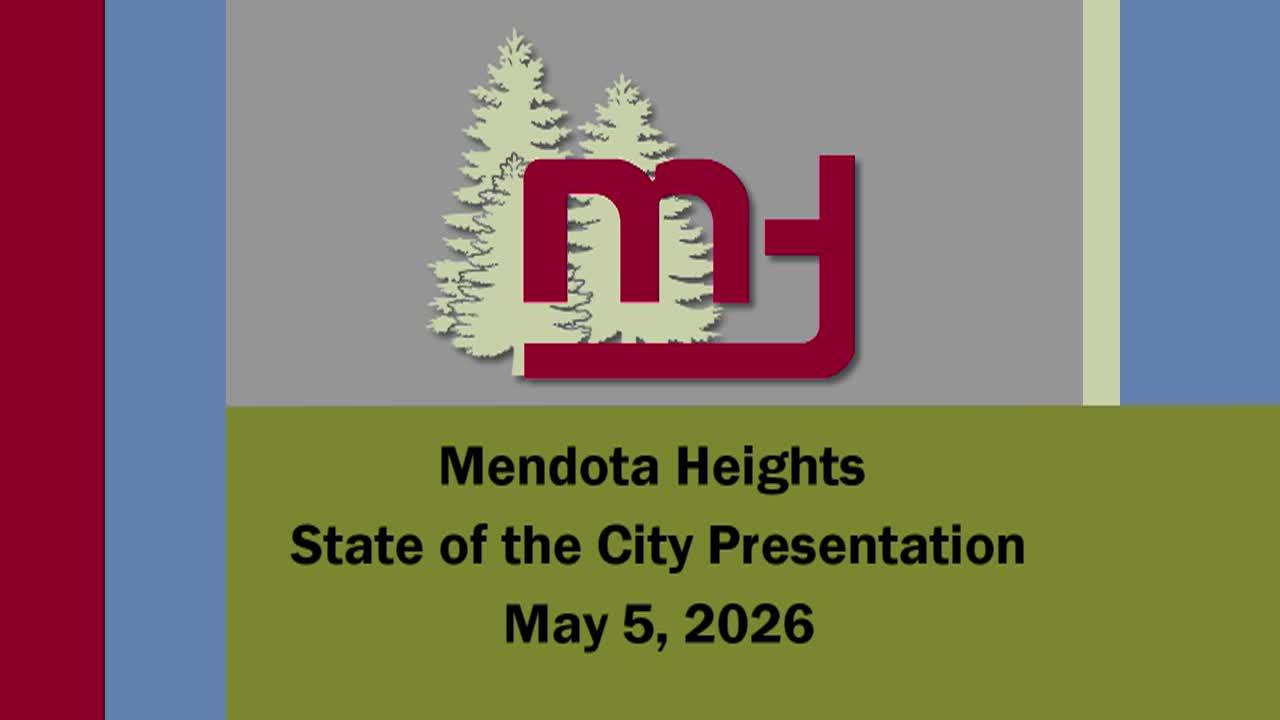 Mendota Heights State of the City Address