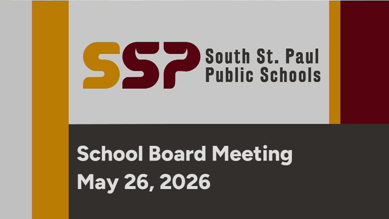 South St. Paul School Board of 5-26-26