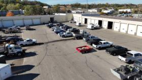 cars in a parking lot