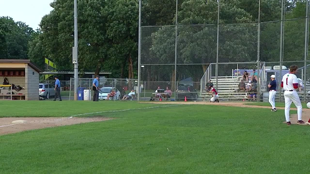 baseball players changing positions between innings