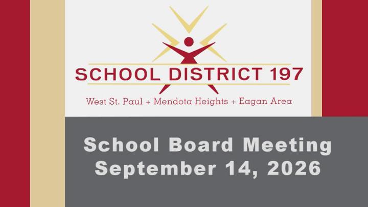 Thumbnail image for ISD 197 School Board Meeting of September 14, 2026
