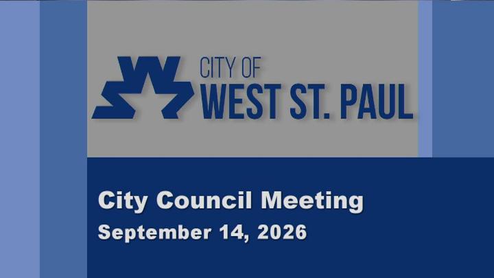 Thumbnail image for West St. Paul City Council Meeting of September 14, 2026
